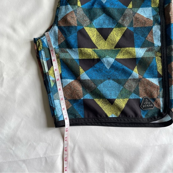 Prana Multicolor Geometric Board Shorts - Picture 7 of 9